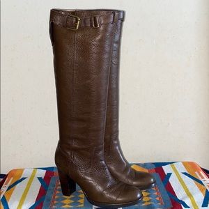 Coach Kaylie Pebble Leather Boots